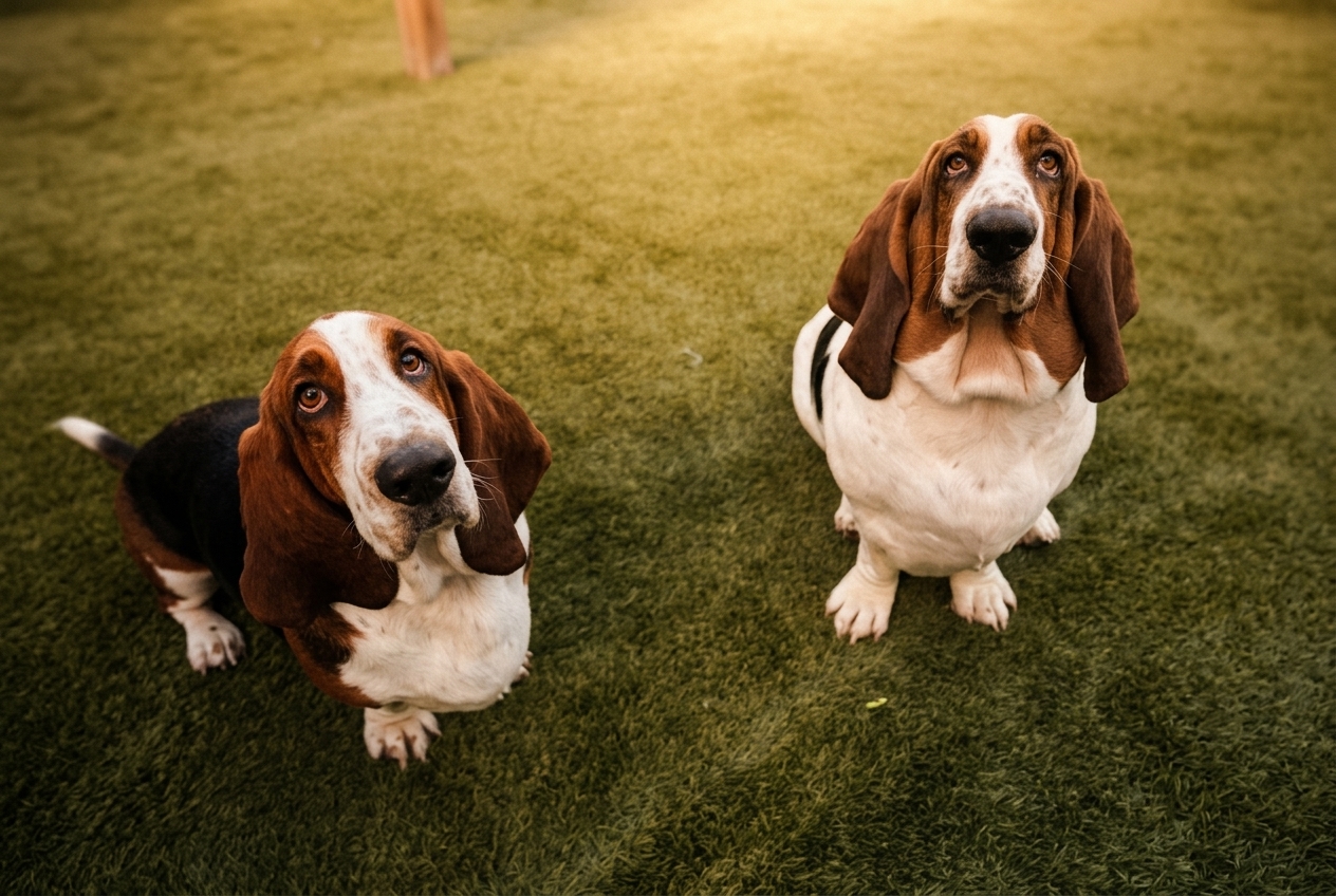 George and Henry, the founding hounds