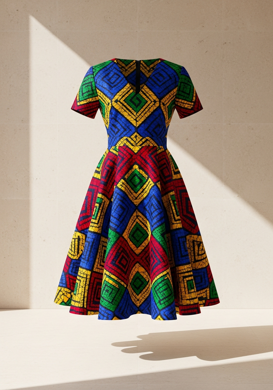 Ayoka Ankara Wrap Dress