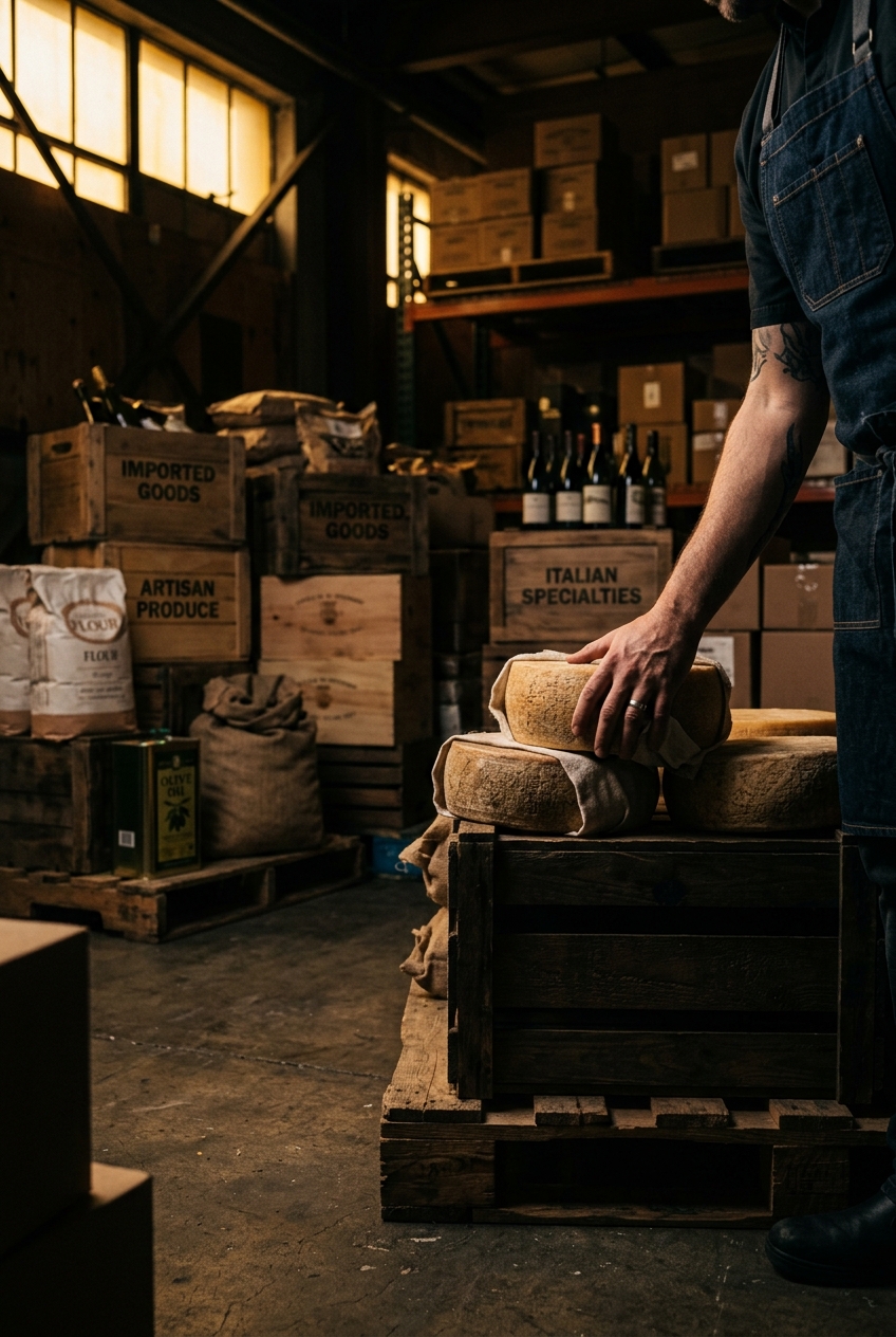 Inside the AvoPom distribution warehouse