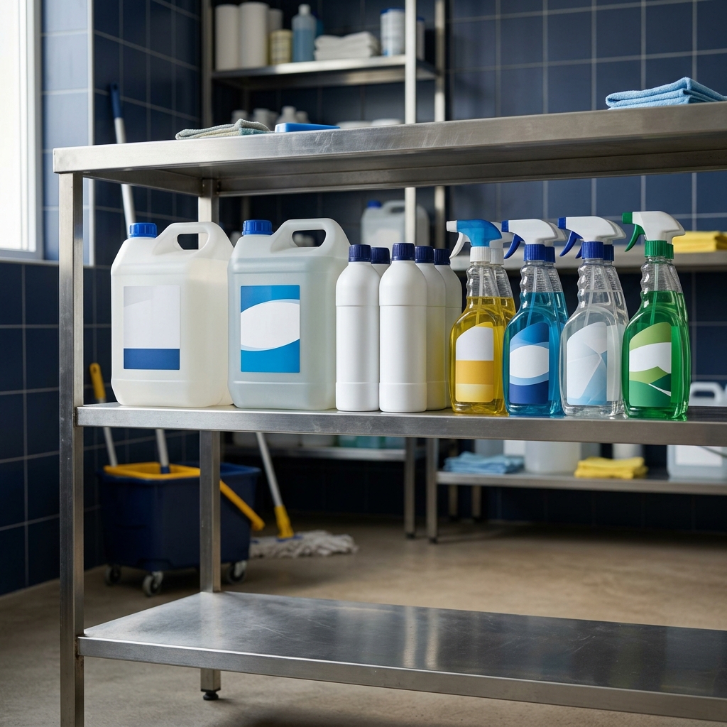 Cleaning sprays representative housekeeping product photograph