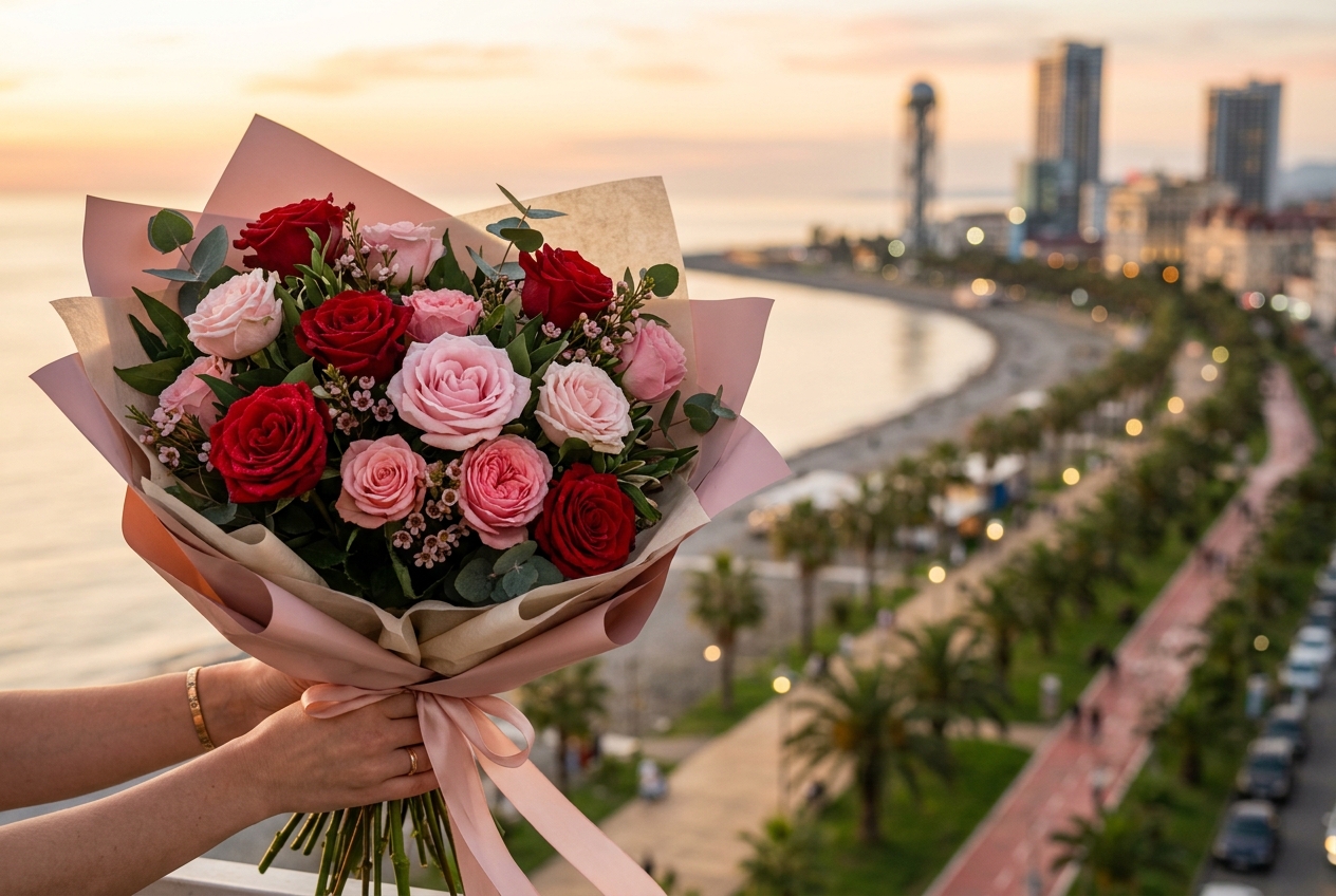 Roses in Batumi 2026 — Fresh Rose Bouquets with Delivery