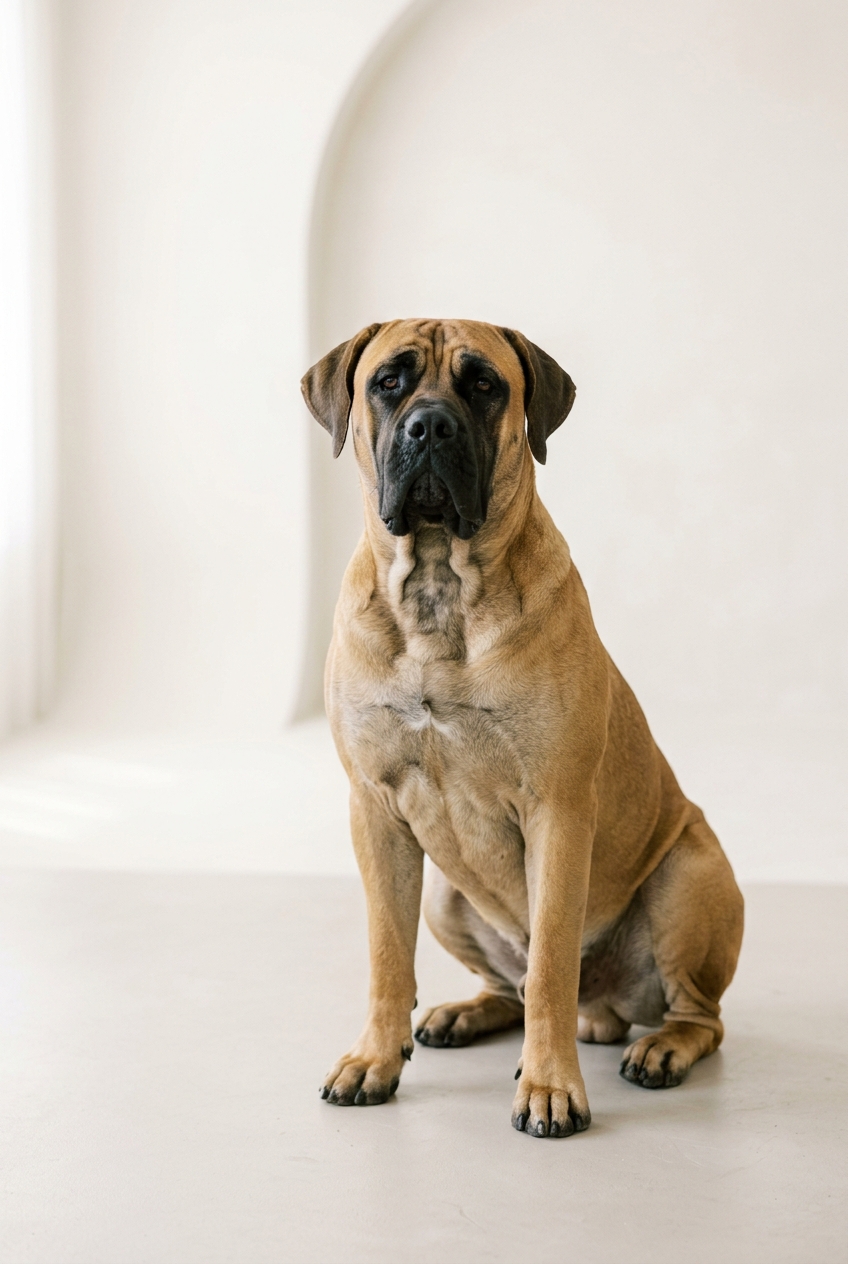 A majestic South African Boerboel
