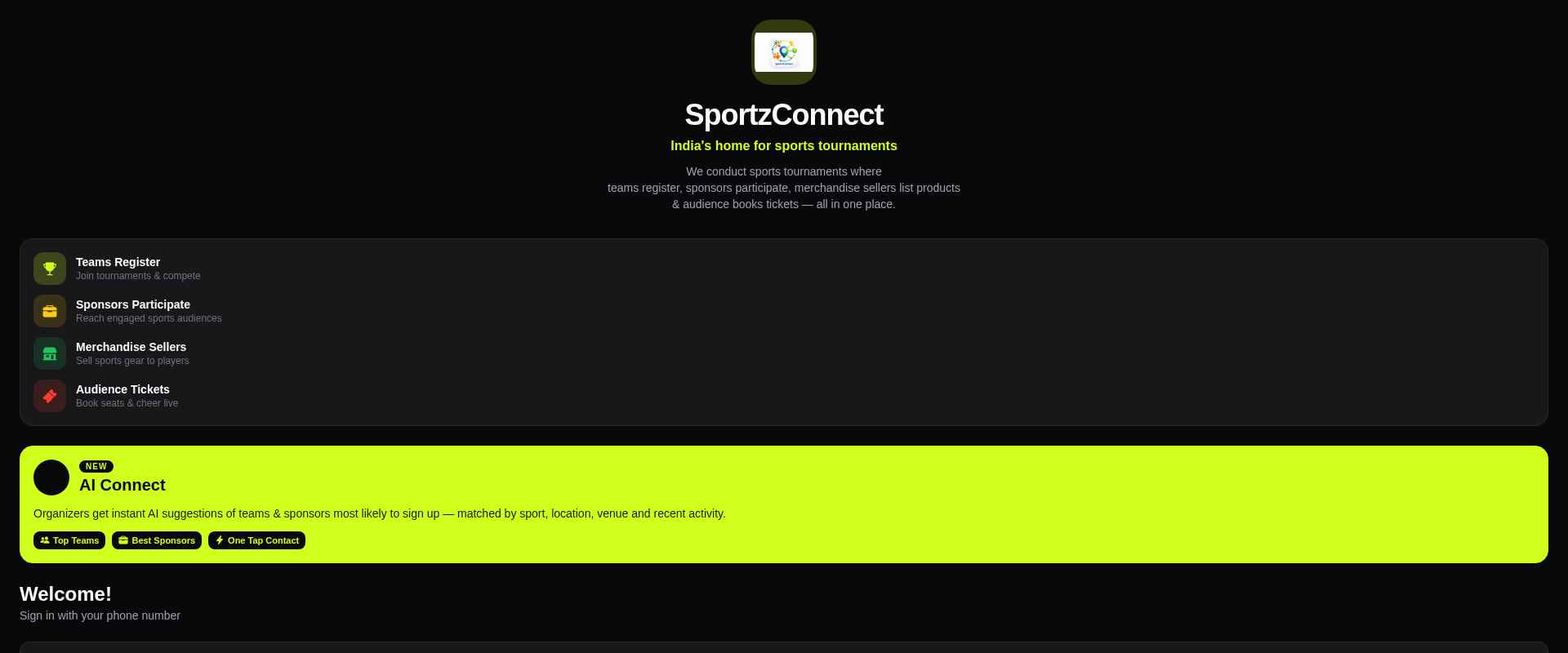 SportzConnect preview