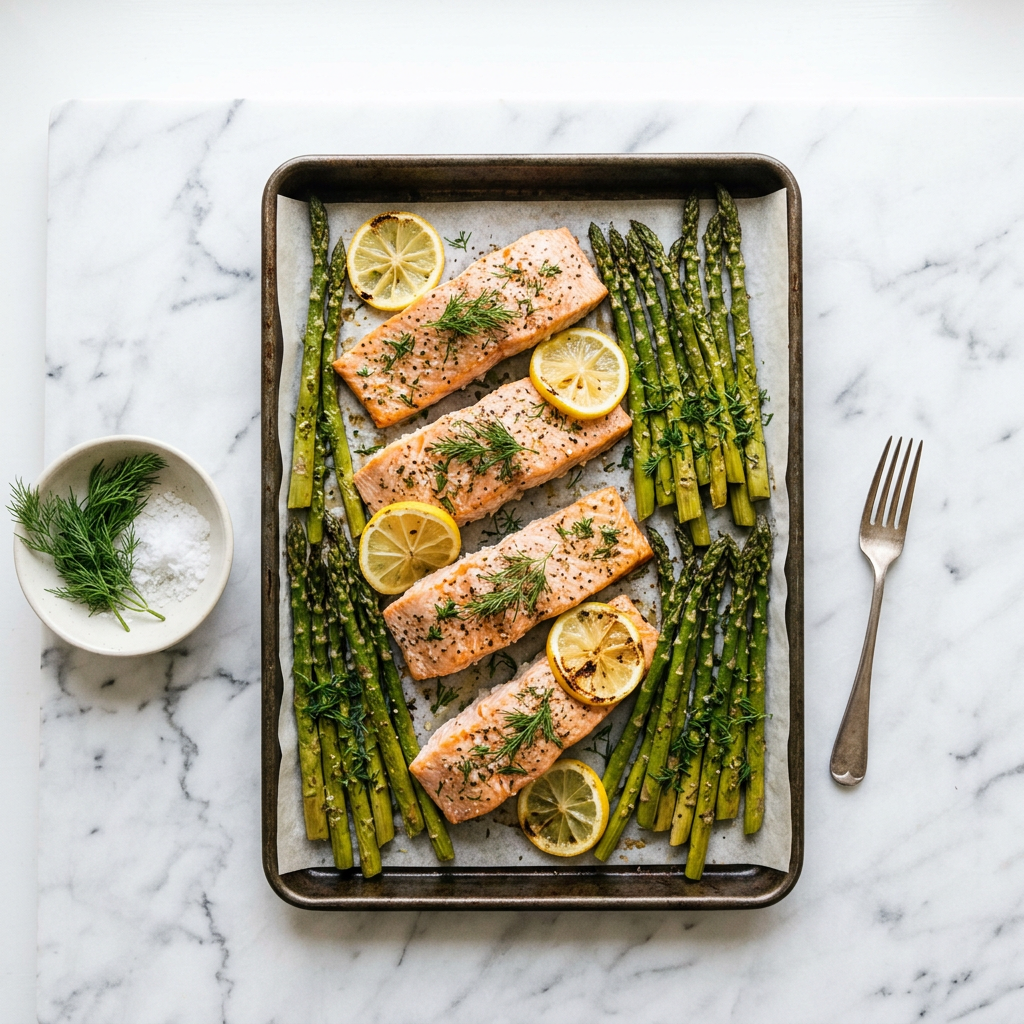 Sheet-Pan Salmon & Asparagus