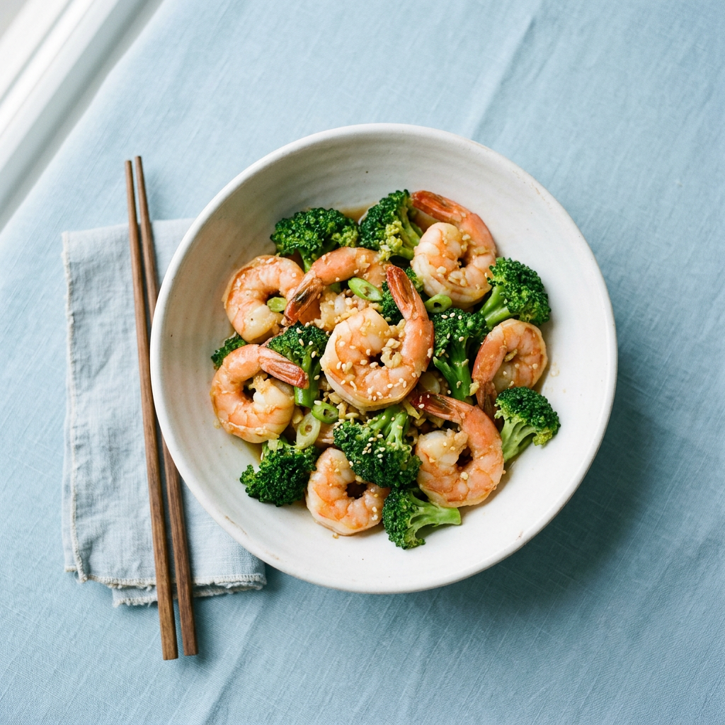 Garlic Shrimp Stir-Fry