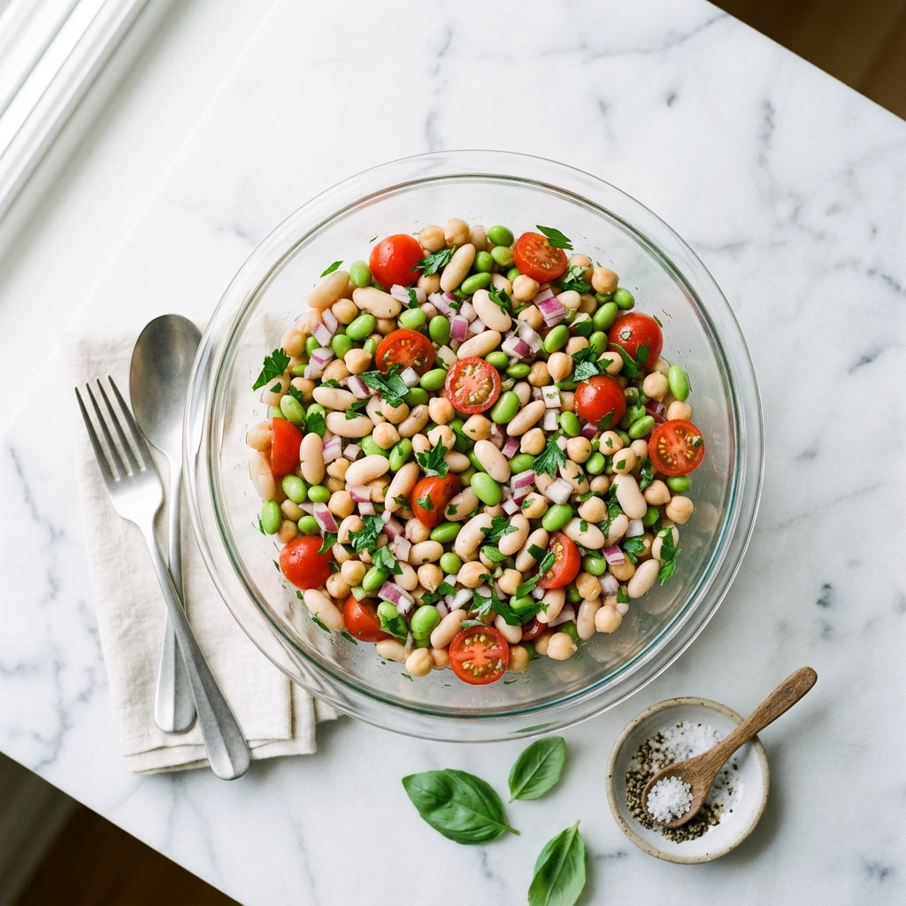 High-Protein Three-Bean Salad