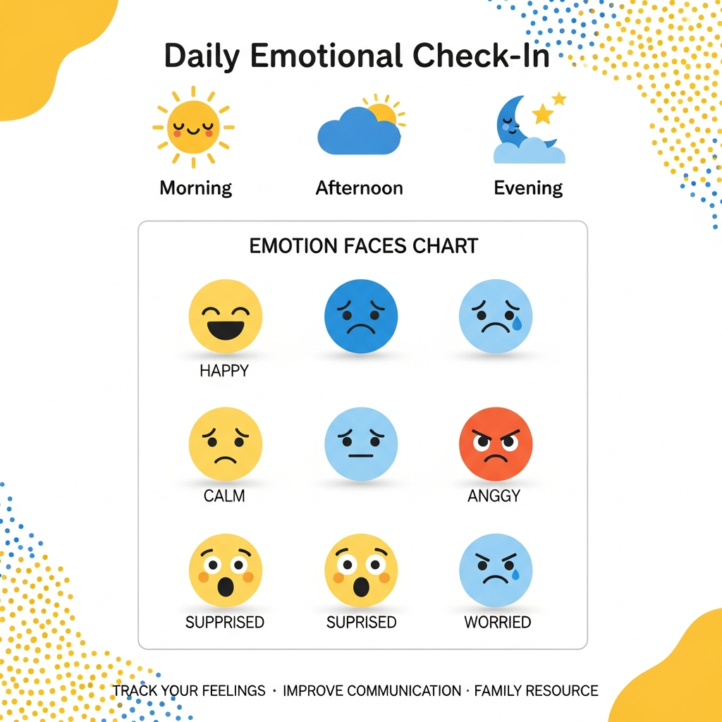 The Daily Emotional Check-In System™ | Feelings Awareness Builder | Ages 4-12