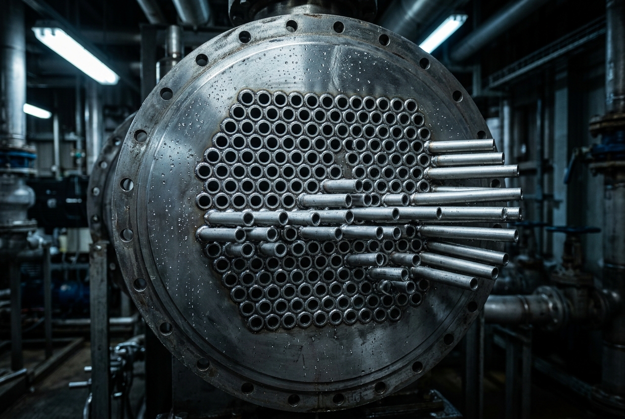 Titanium Grade 2 in seawater: immune to chlorides, not to the invoice