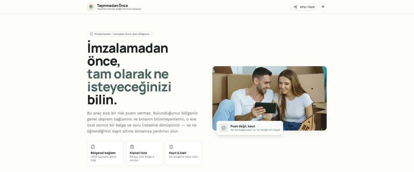 Taşınmadan Önce preview