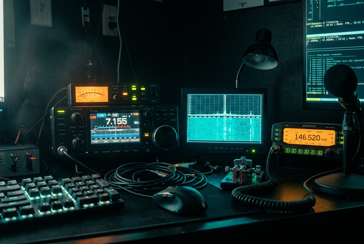 Dark radio shack