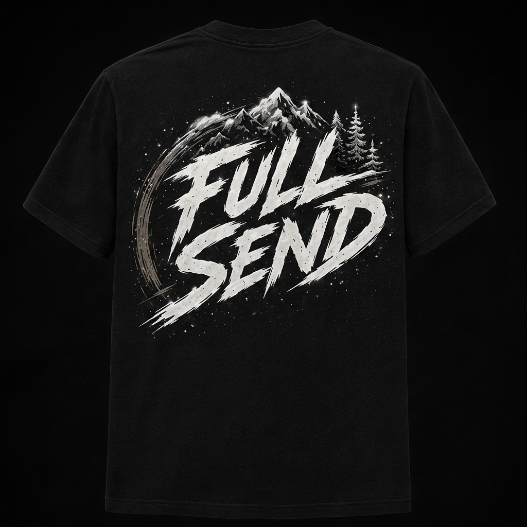 Full Send Classic Tee Black