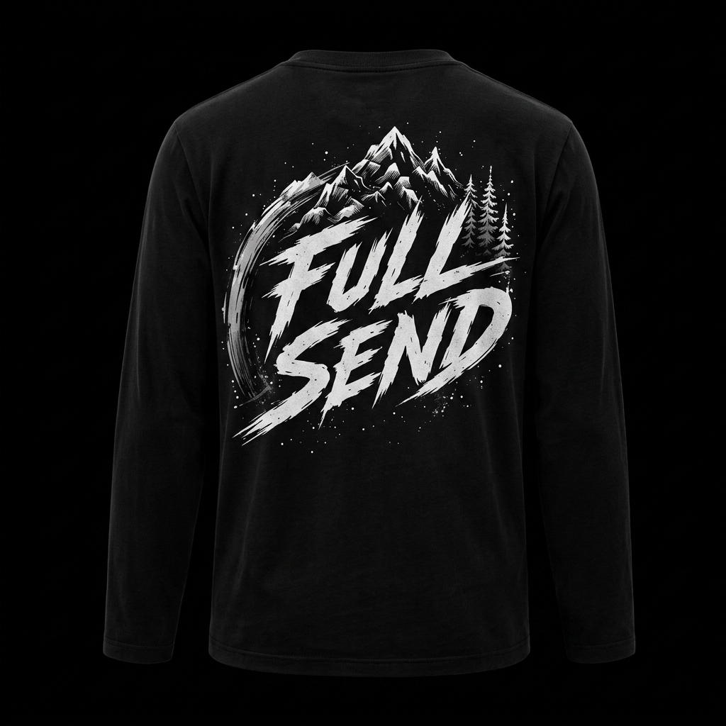 Full Send Long Sleeve Black