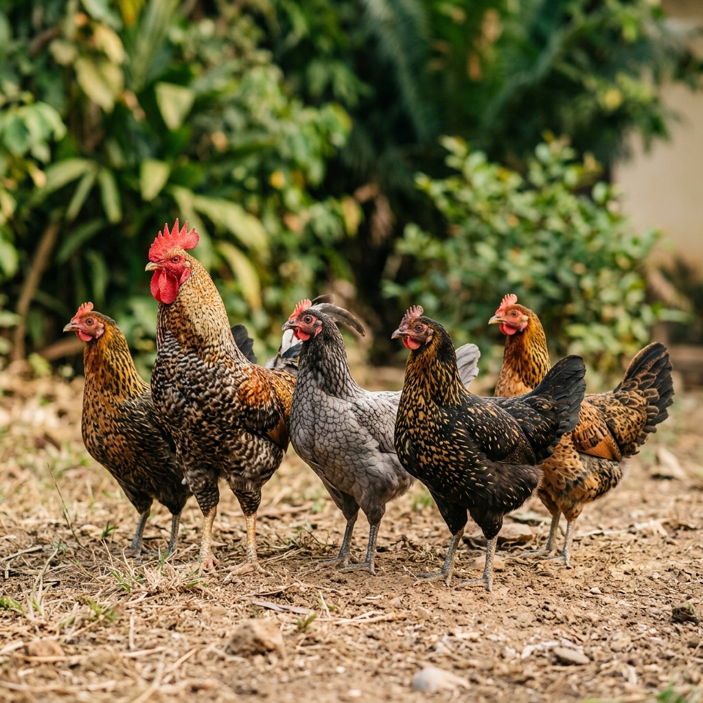Poulet local — Vivant