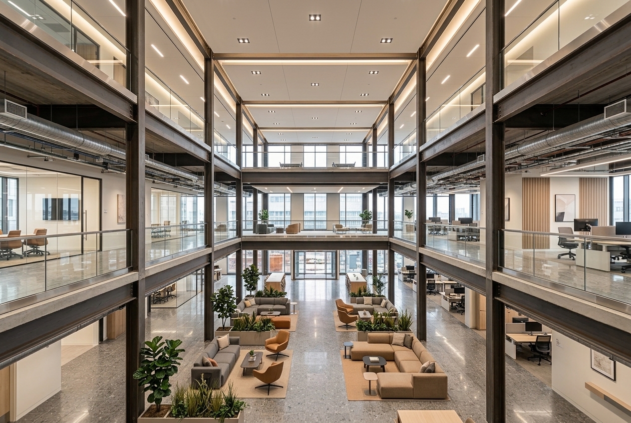 Completed atrium — November 2026