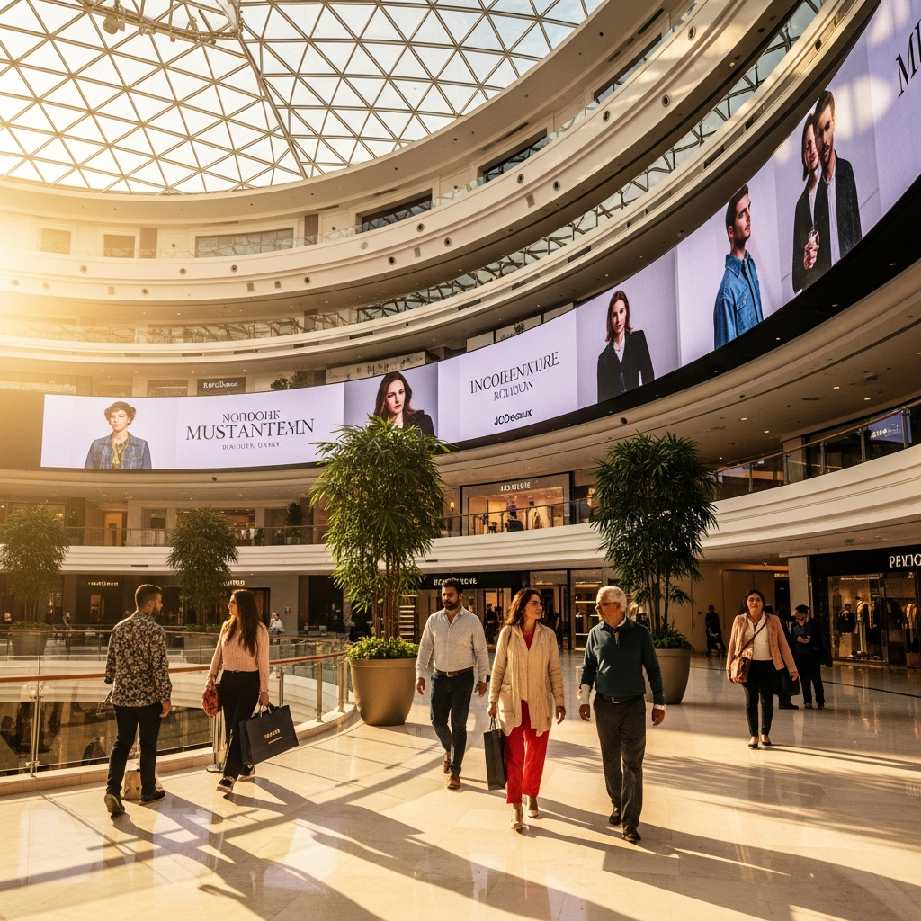 Premium mall ad space