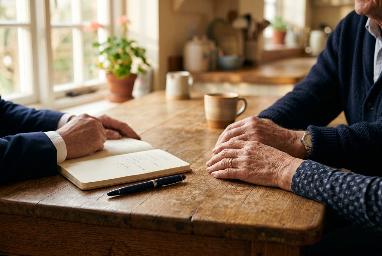 Client and family conversations that stand up on file