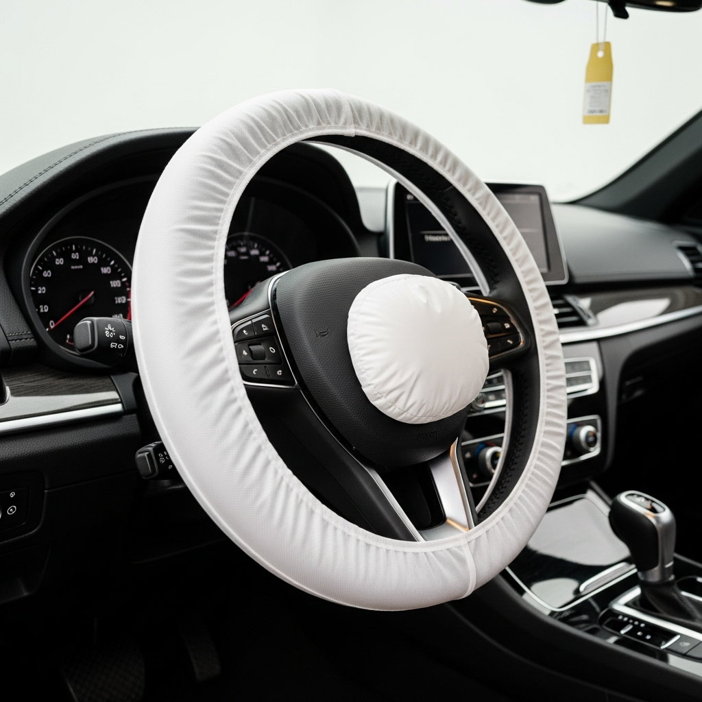 After - New airbag installed