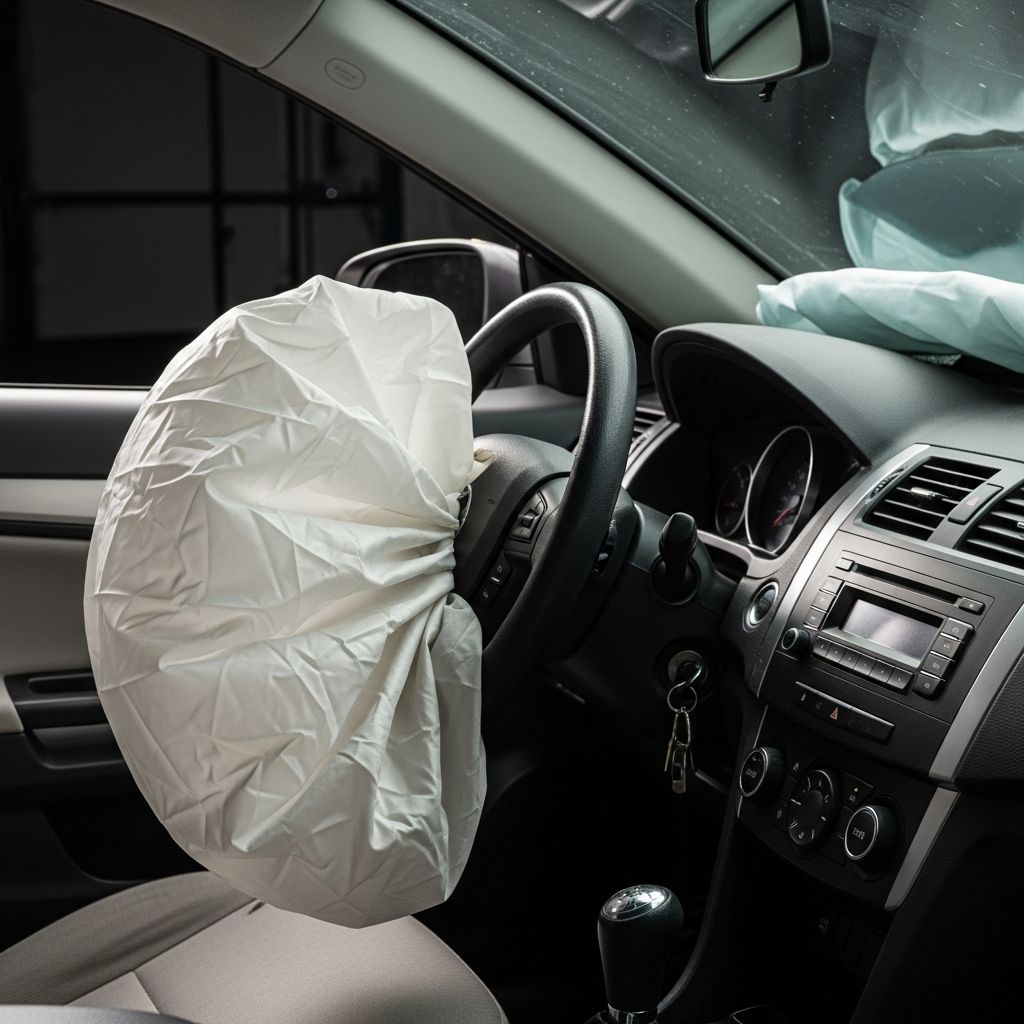 Deployed Airbag System
