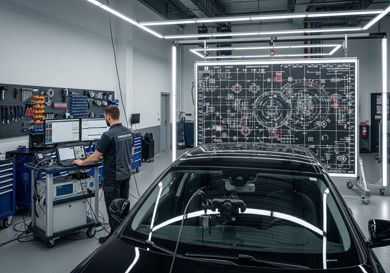 After - ADAS calibrated