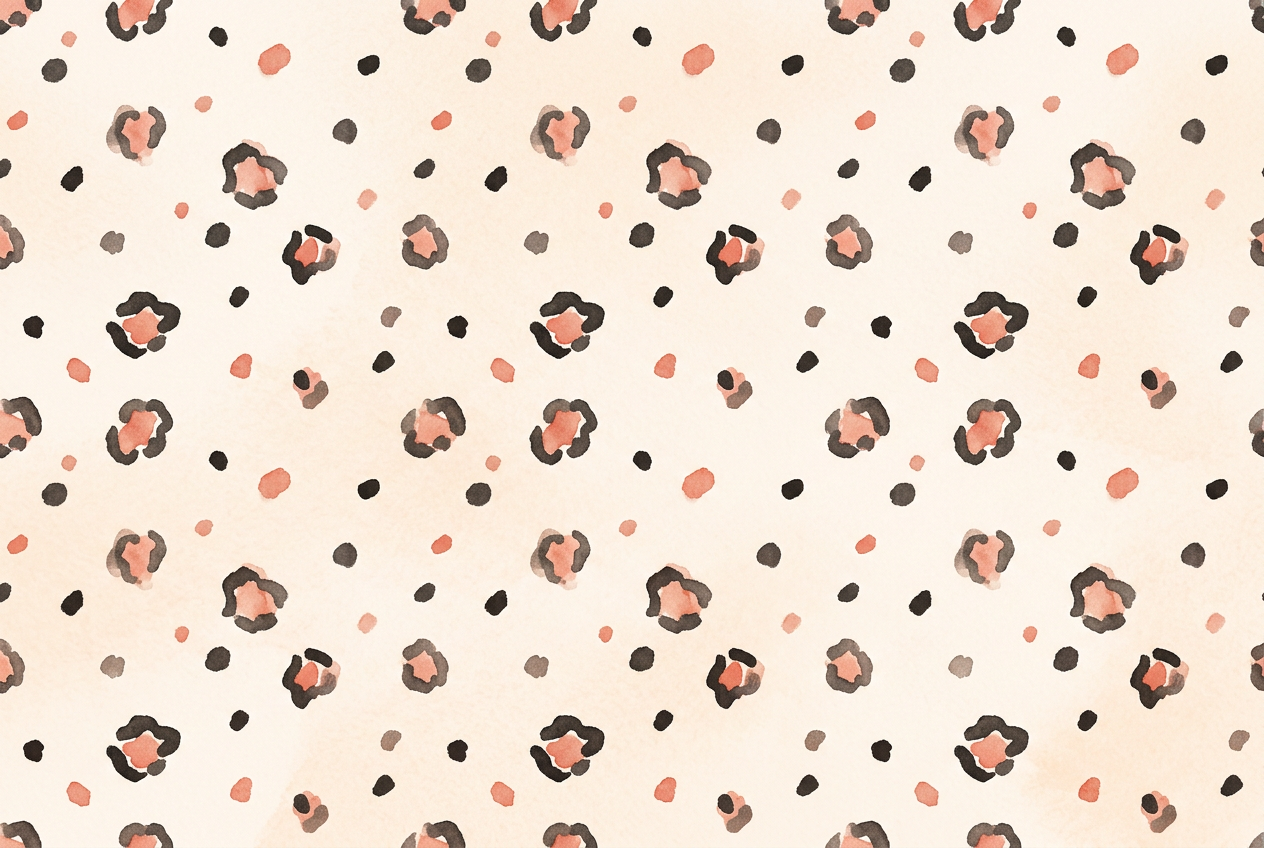 Aura Glow signature leopard print