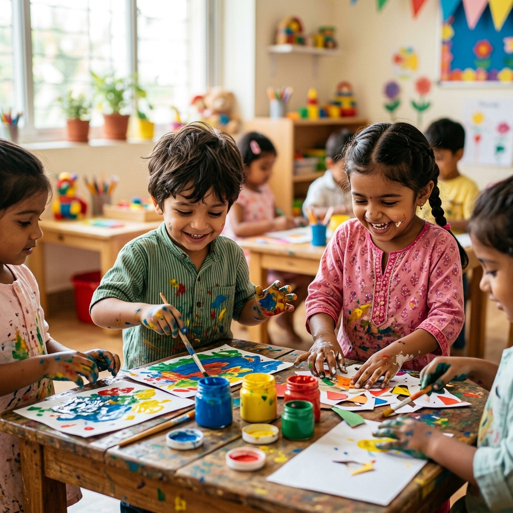 Nursery program at Blue Cube Junior Preschool