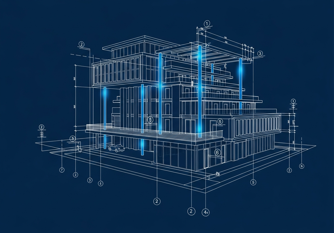 Architectural Blueprint Sheet