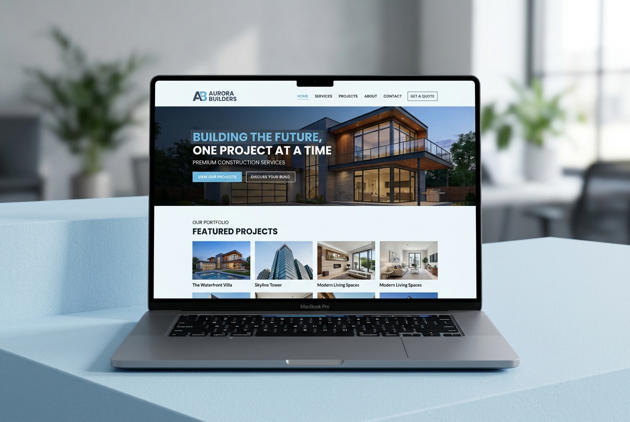 Summit Builders Co. website design