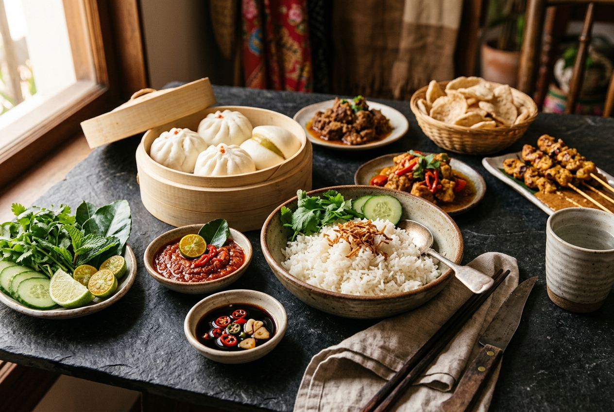 A refined Malaysian food spread from The Hungry Streets