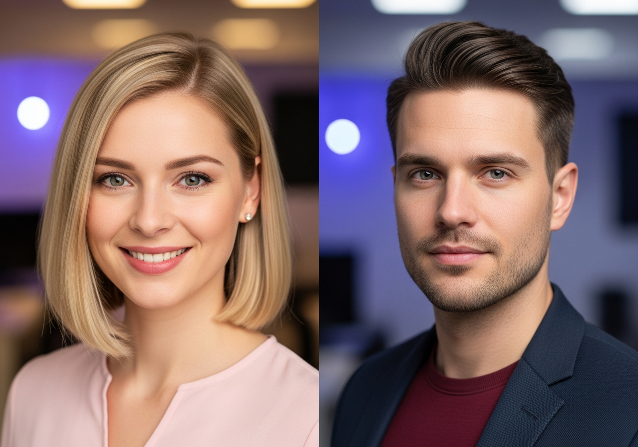 AI Teachers Anna & Max - Dual Mode