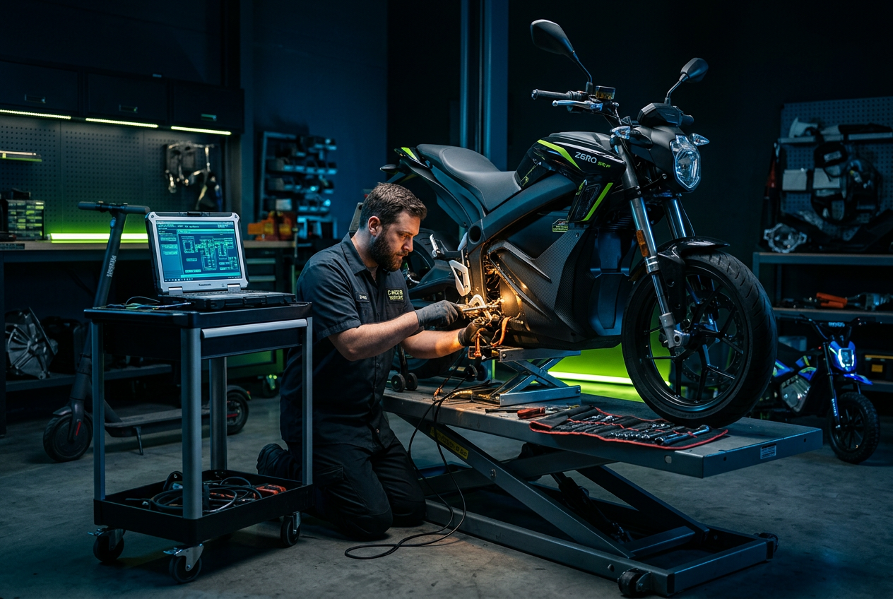 Reparación de motos, patines y montables eléctricos