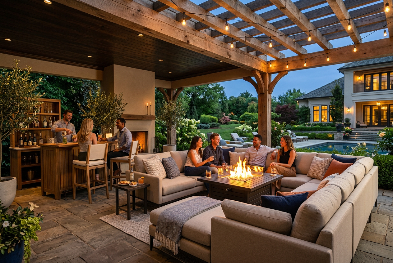 Smokehouse Patio Lounge Set 5