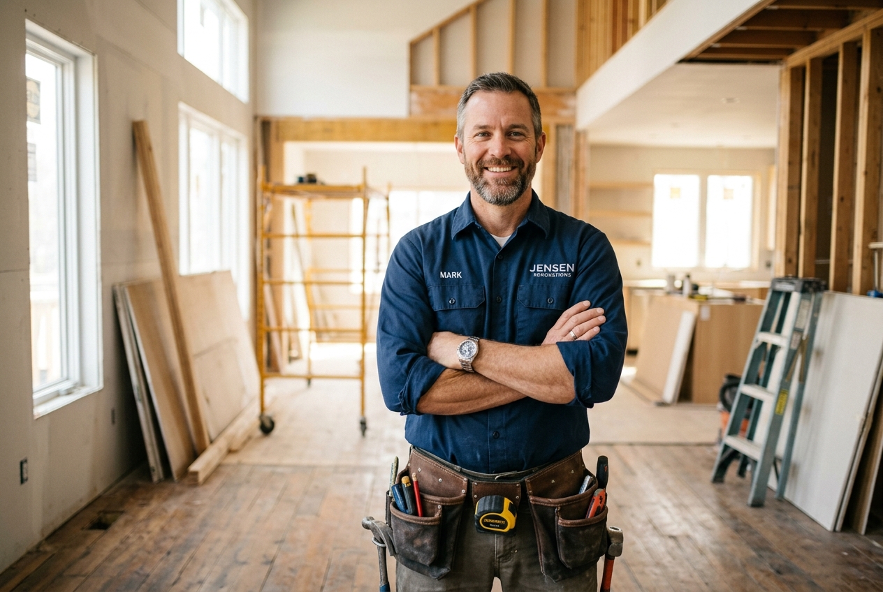 Professional contractor ready to work