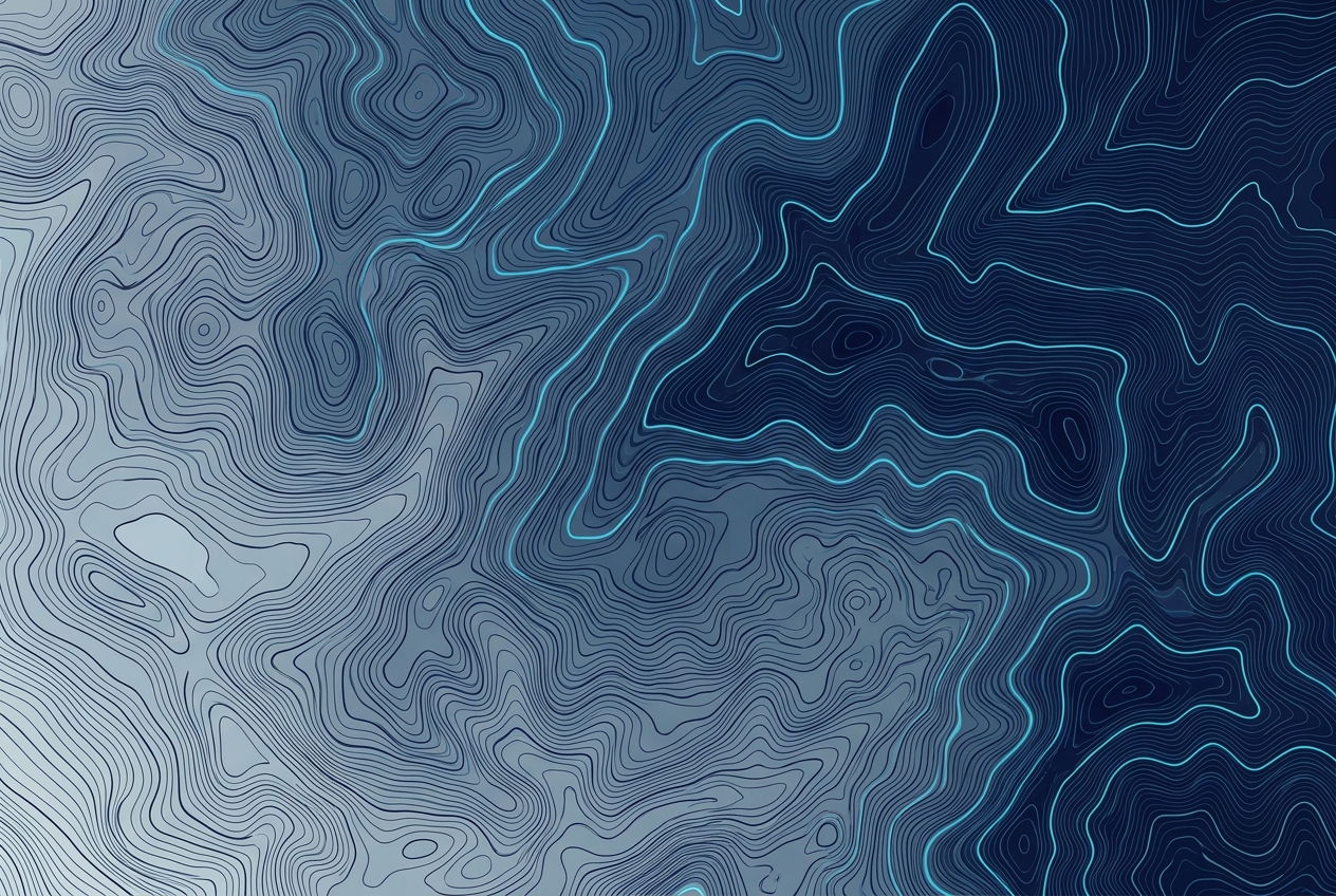 Illustrative contour and elevation map sample