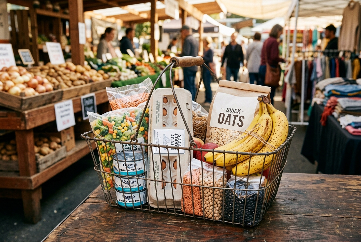 Manger santé sans se ruiner : plan repas à petit budget au Québec