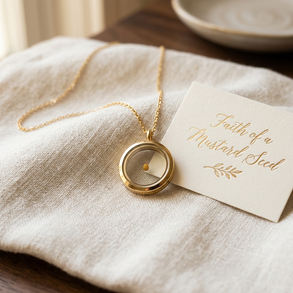 To My Mom — Mustard Seed Locket