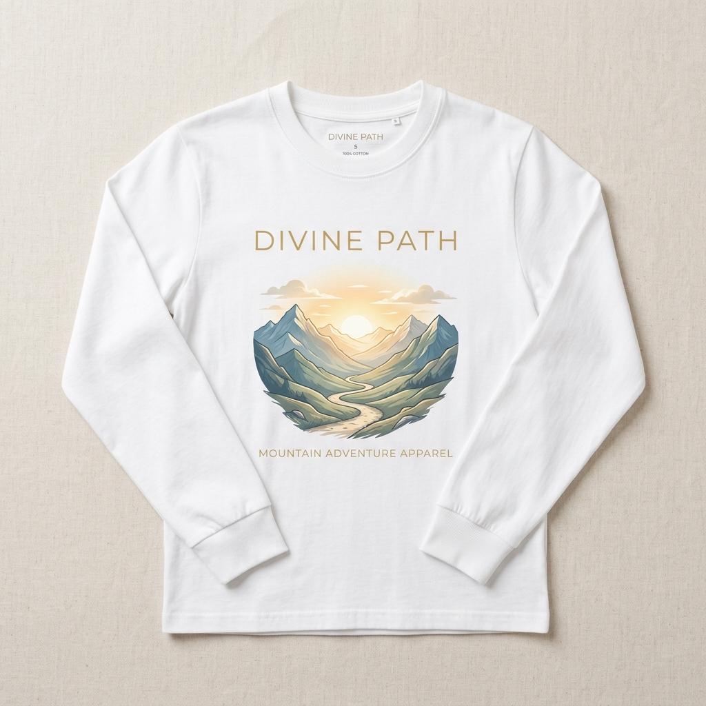 Divine Path "Lantern Walk" Women's Deep V-Neck Tee
