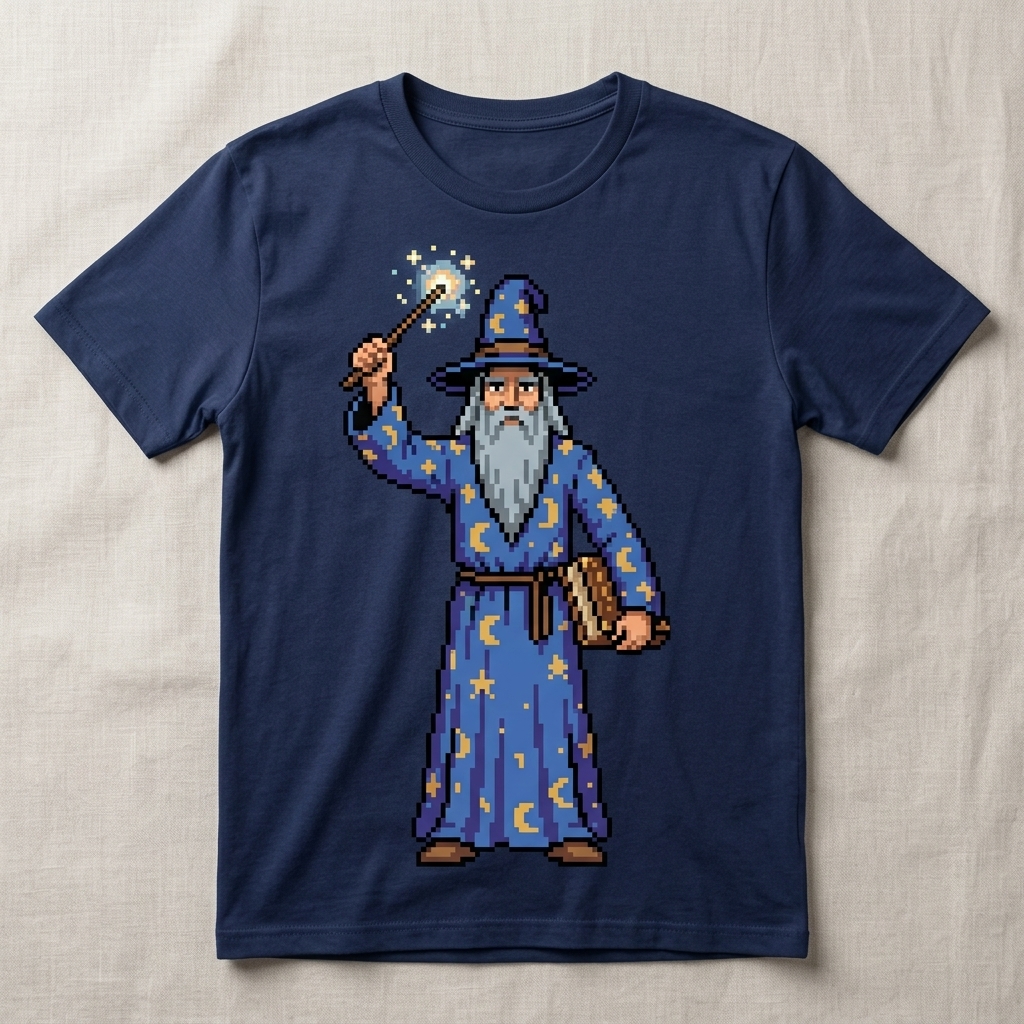 Camiseta Pixel Wizard
