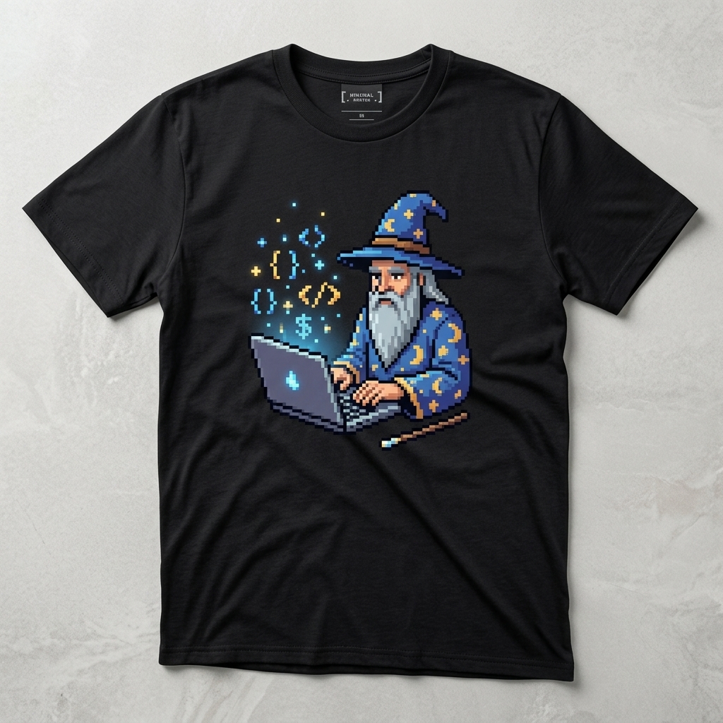 Camiseta Coding Wizard