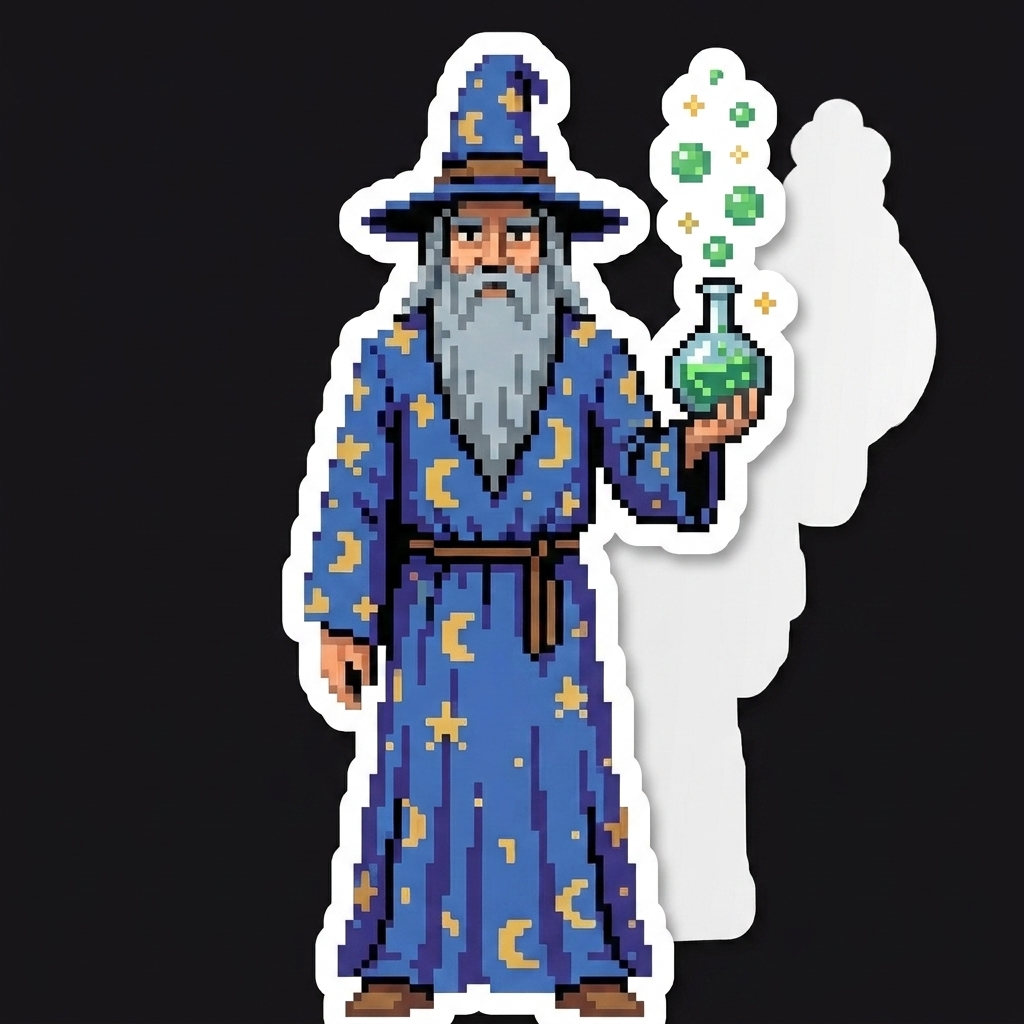 Sticker Alchemy Wizard