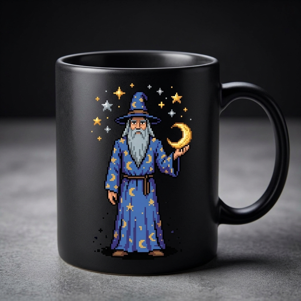Caneca Dark Mode Wizard