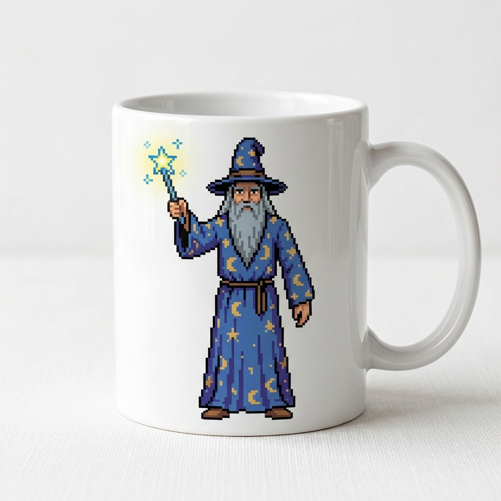 Caneca Pixel Wizard