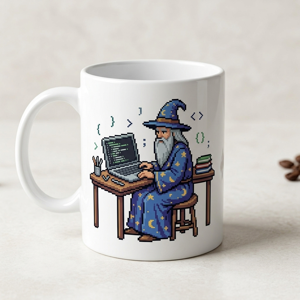 Caneca Coding Wizard