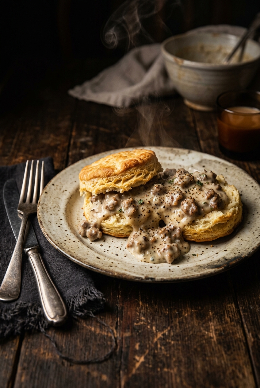 Homemade buttermilk biscuits