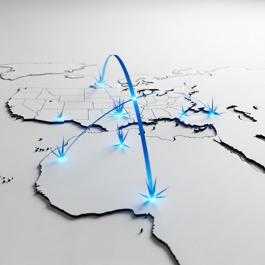 Global presence: US to Algeria