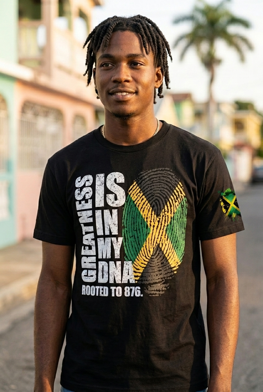 Greatness Is In My DNA — Black on body