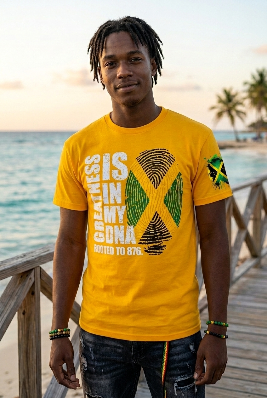Greatness Is In My DNA — Gold on body