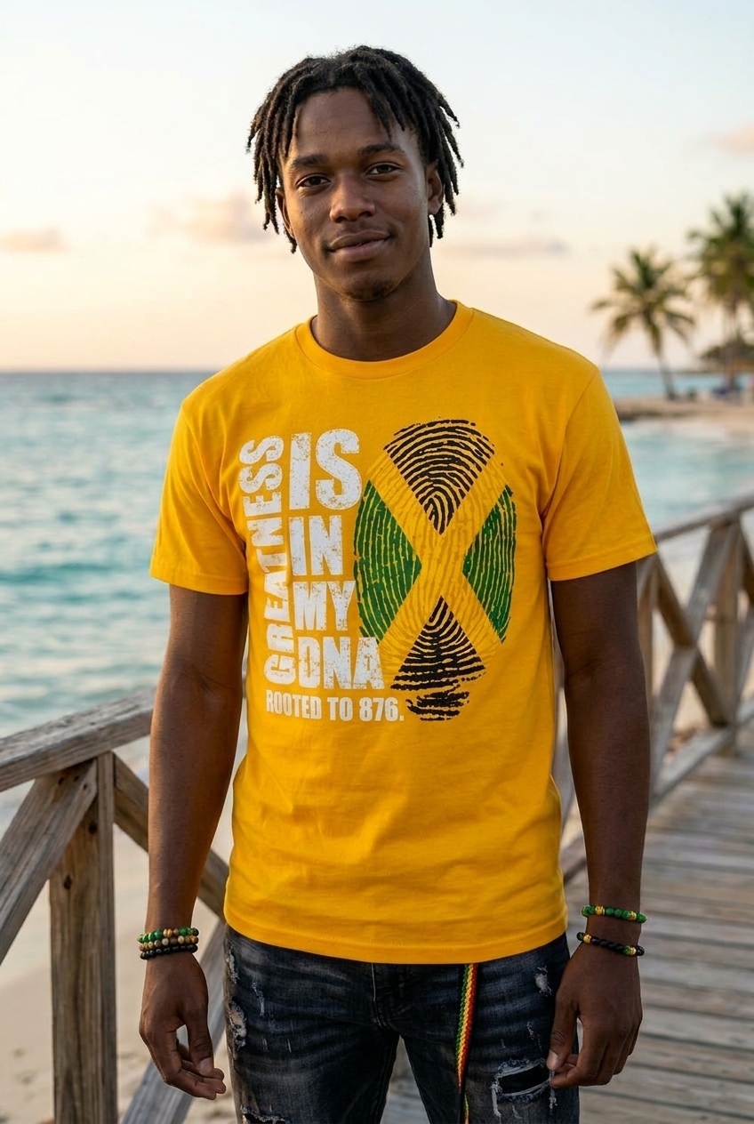 Greatness Is In My DNA — Gold on body