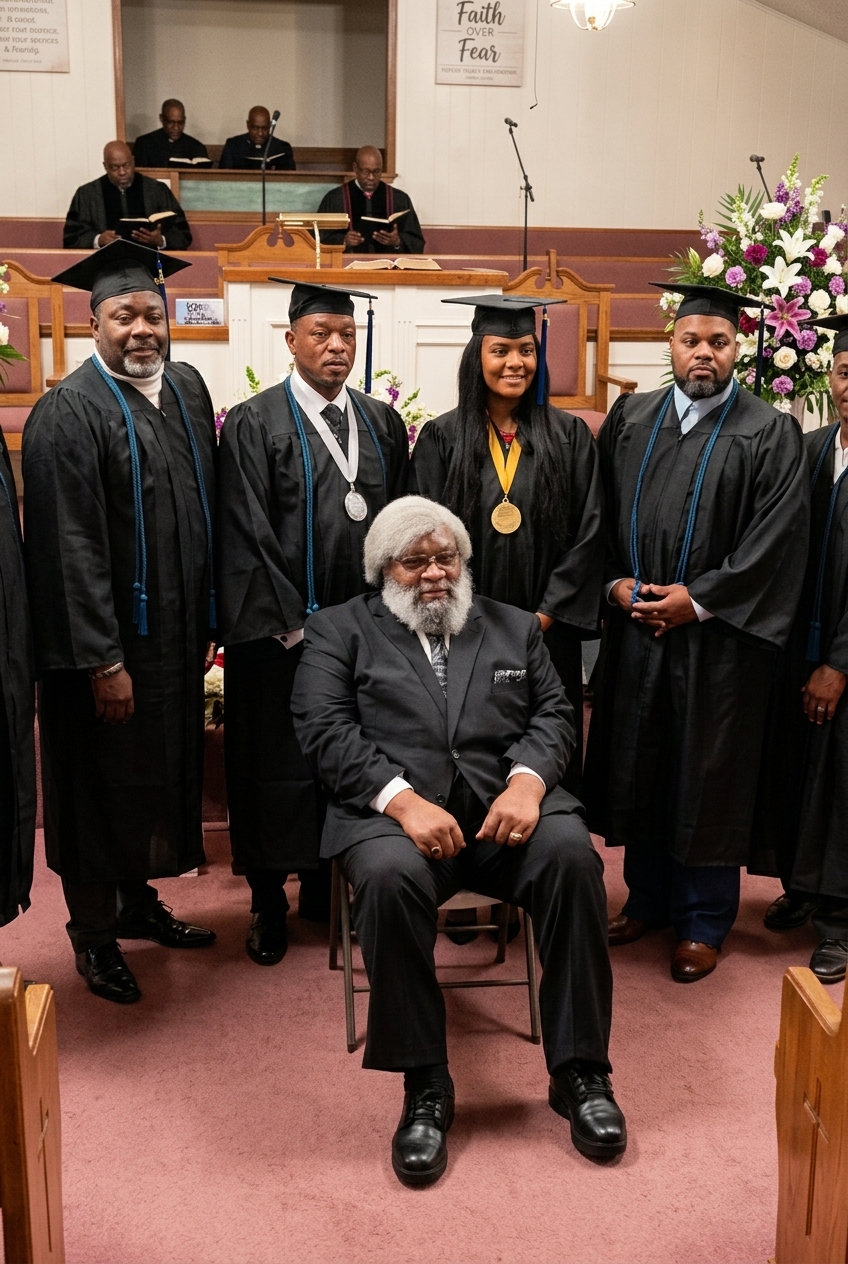 Clergy leading a worship service