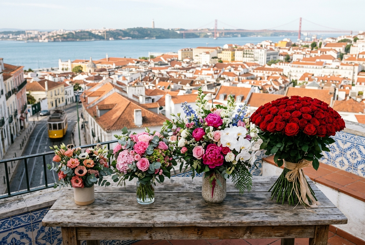 How Much Do Flowers Cost in Lisbon: What You Get for €100, €200, €300, €500 and €1000