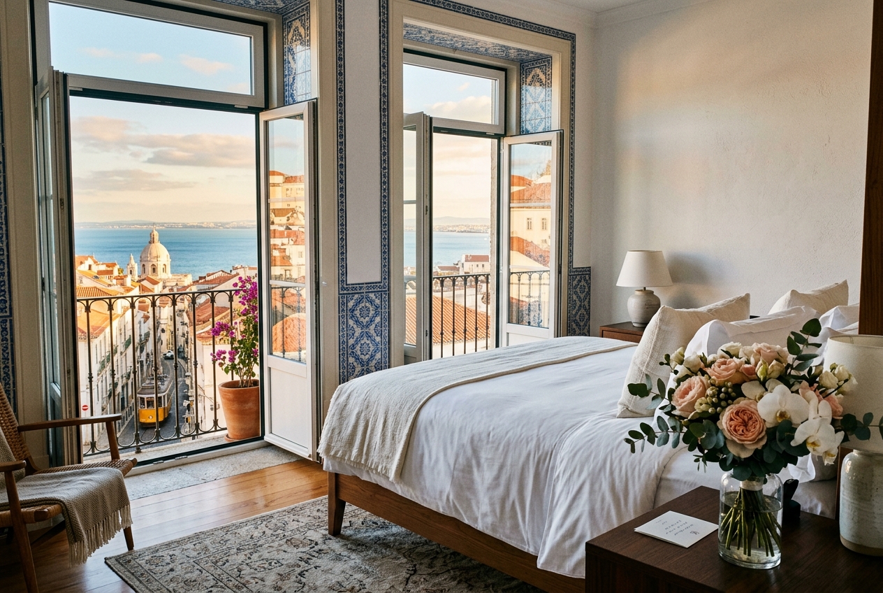 Flower Delivery to Hotels and Airbnb Apartments in Lisbon: Four Seasons Ritz, Tivoli, Bairro Alto Hotel, Memmo, Verride